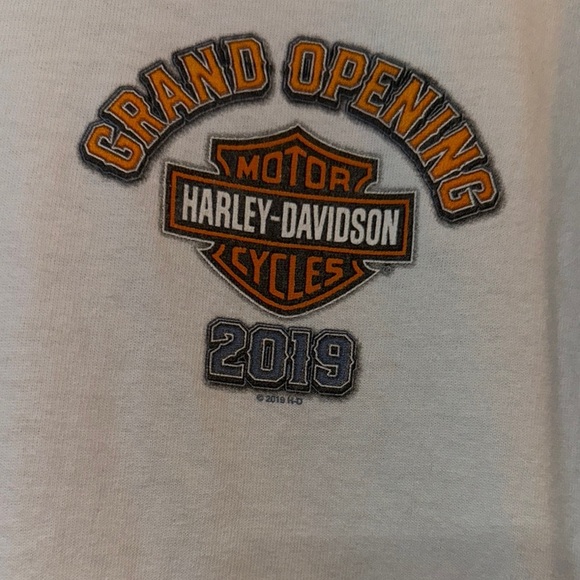 Harley-Davidson 2019 Rock City Little Rock AR White T-Shirt for Men size XLarge - Picture 2 of 10